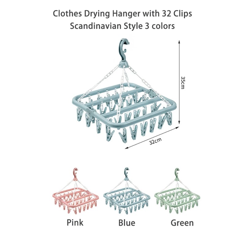 Baby Clothing Hanging Rack - Colgador de secado de ropa con