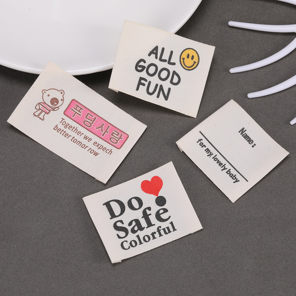 Baby Clothing Organic - Etiquetas personalizadas con logo impreso, etiquetas