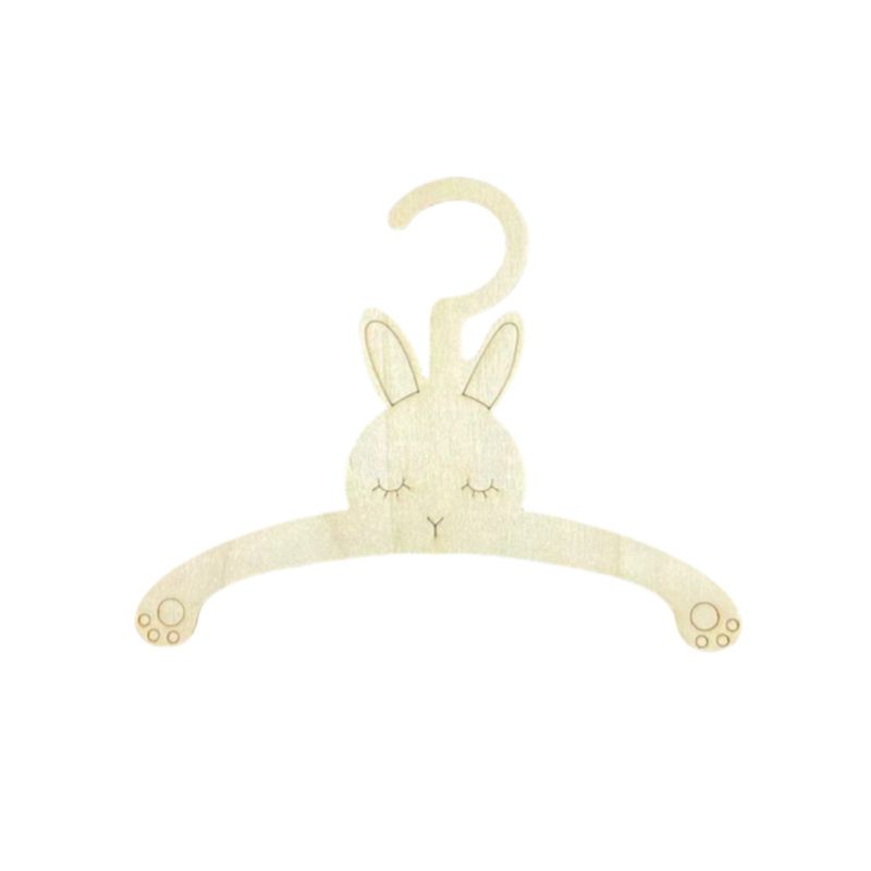Baby Clothing Hanging Rack - 20 perchas de madera bonitas para