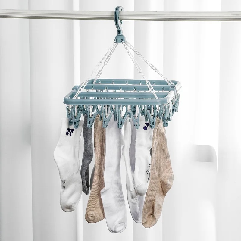 Colgador de secado de ropa con - Baby Clothing Hanging Rack reseña y precio