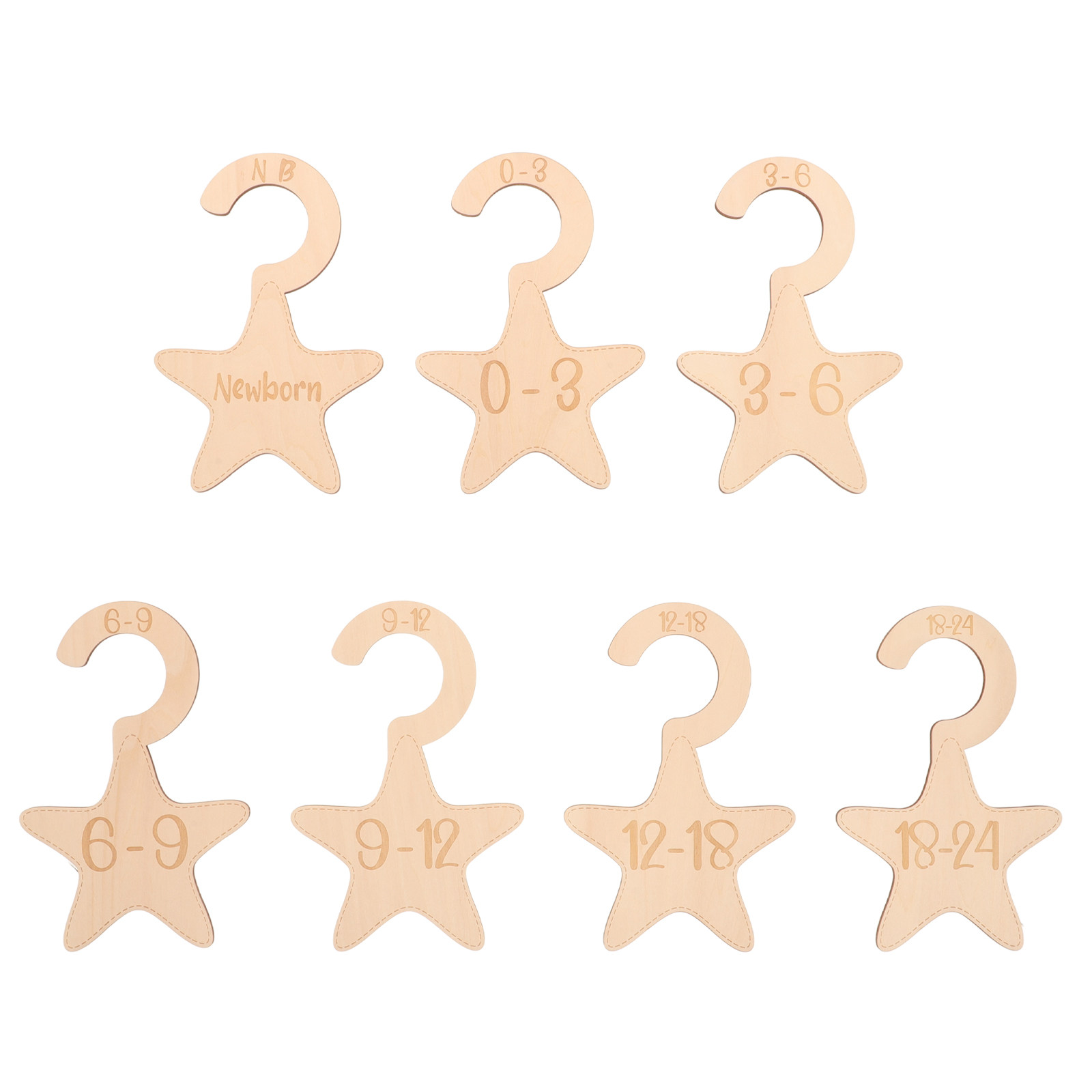 7 Divisores de Madera para Arm - Baby Clothing Dividers reseña y precio