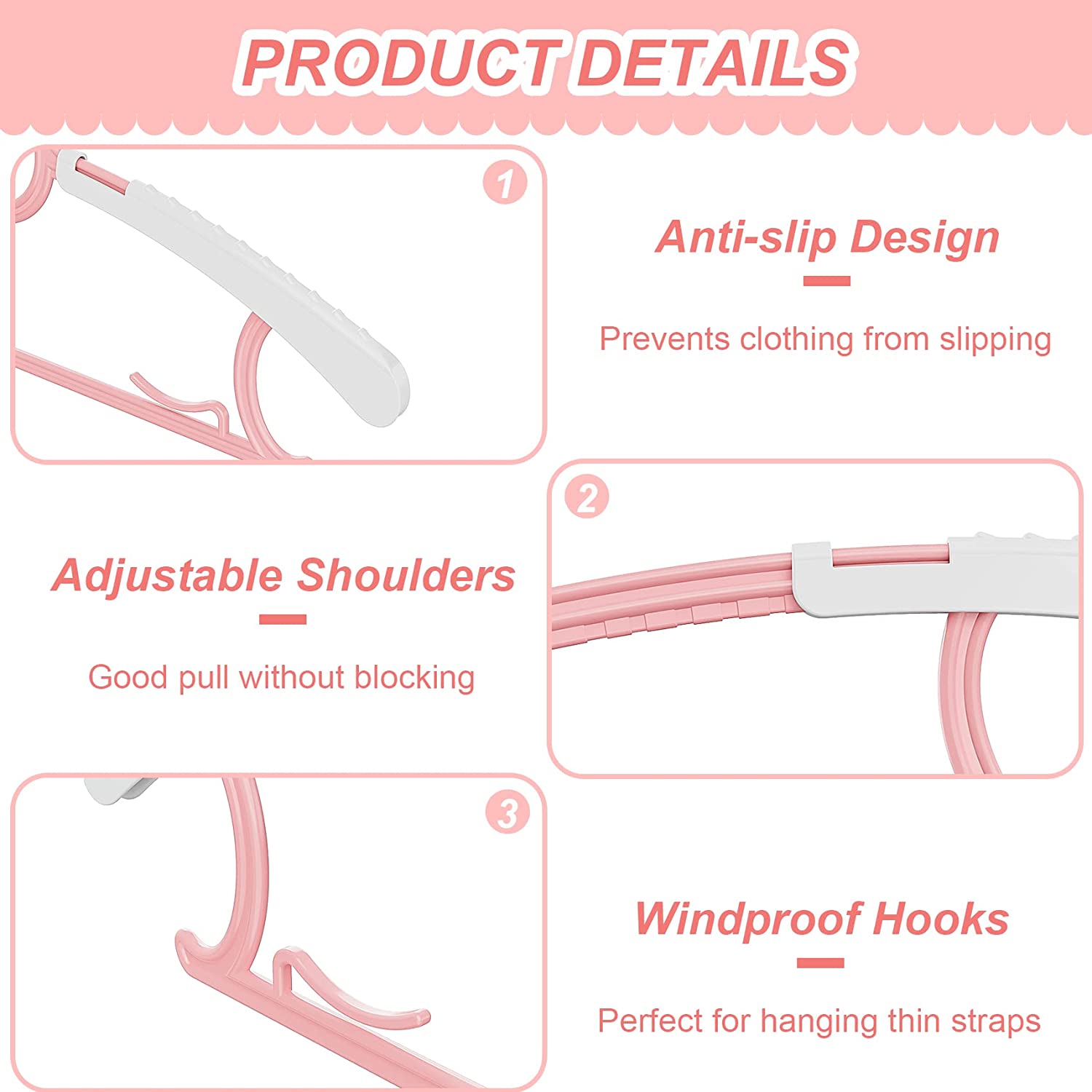UNTIOR-percha antideslizante p - Baby Clothing Hanging Rack reseña y precio
