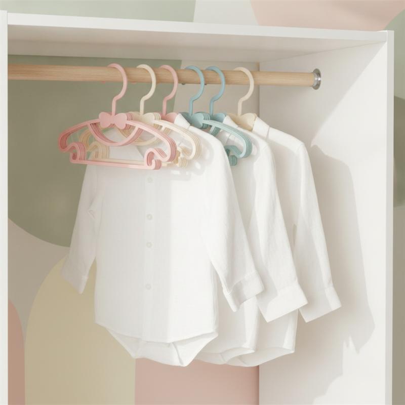 Juego de 12 Perchas para Ropa  - Baby Clothing Hanging Rack reseña y precio