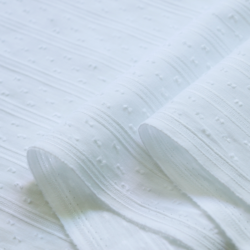 Tela Jacquard de algodón blanc - Baby Clothing Organic reseña y precio
