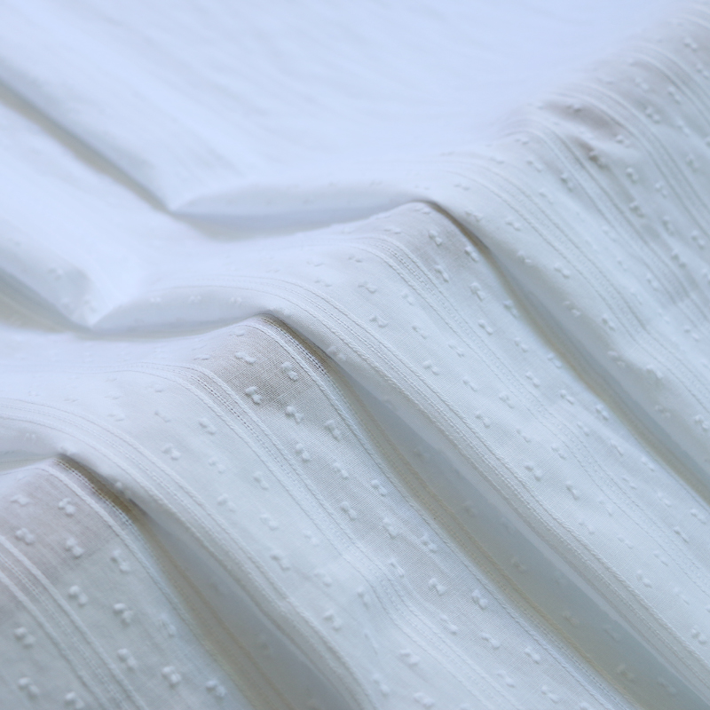 Tela Jacquard de algodón blanc - Baby Clothing Organic reseña y precio