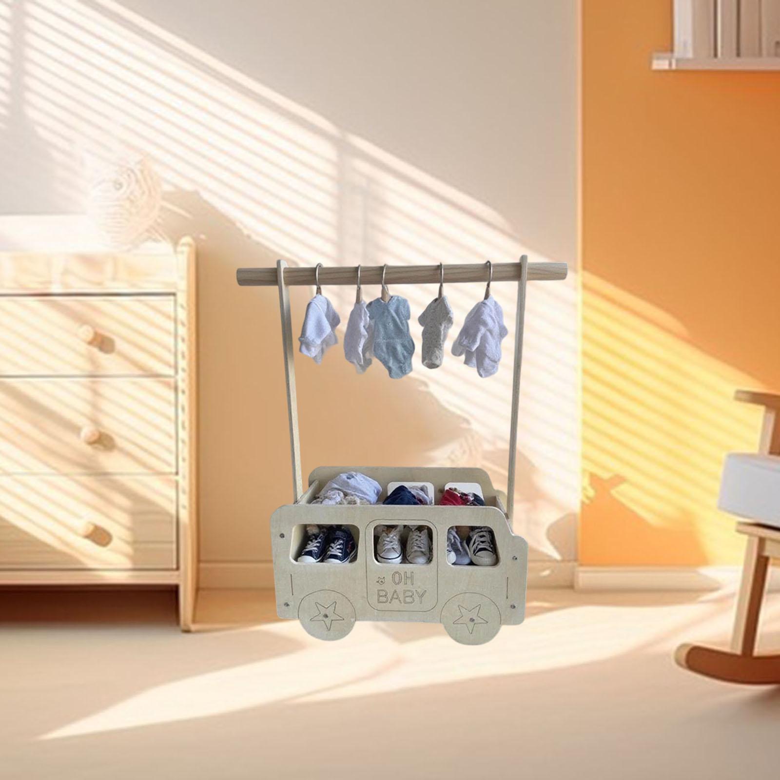 Estante para ropa para mascota - Baby Clothing Hanging Rack reseña y precio