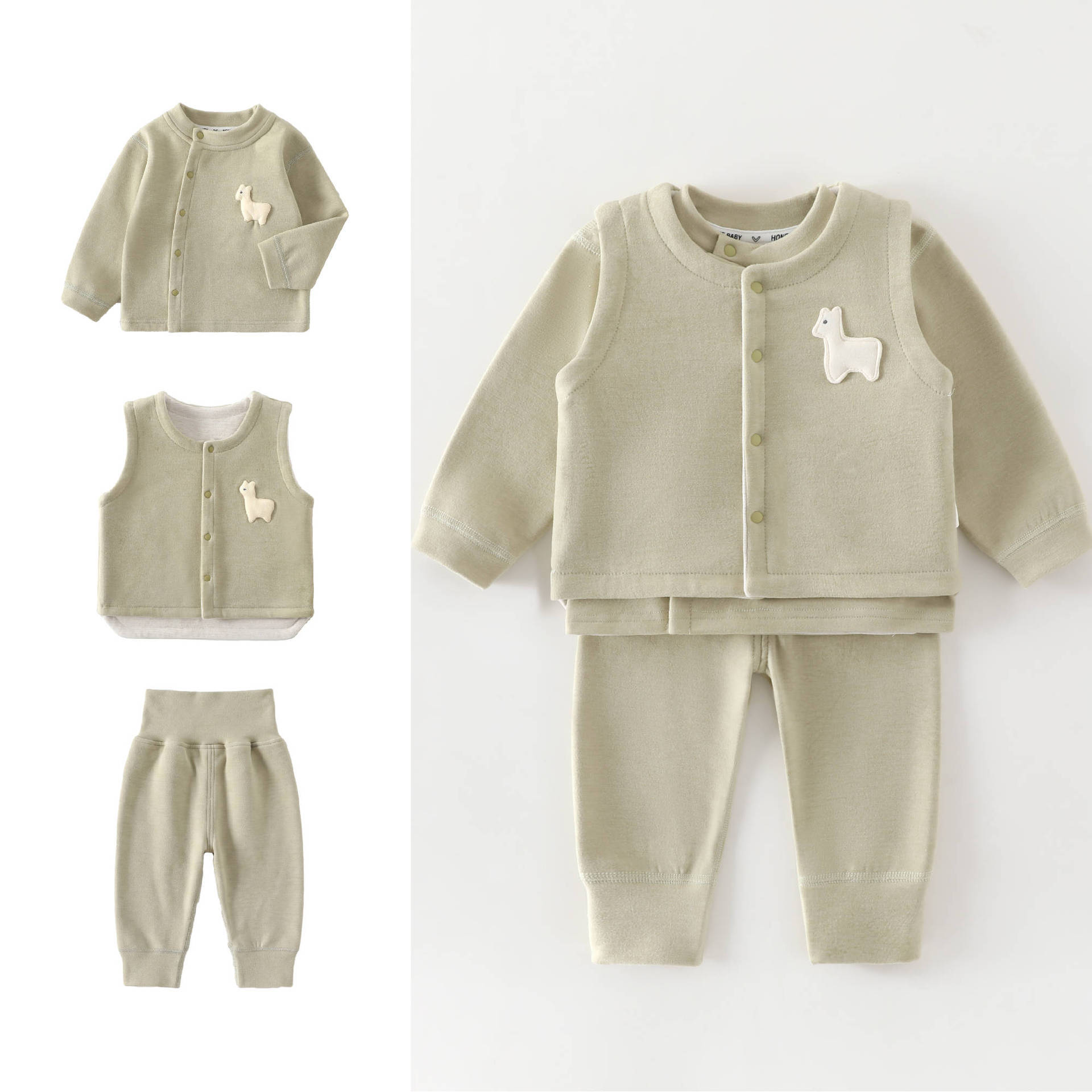 Conjunto de 3 piezas para bebé - Baby Clothing High Quality reseña y precio