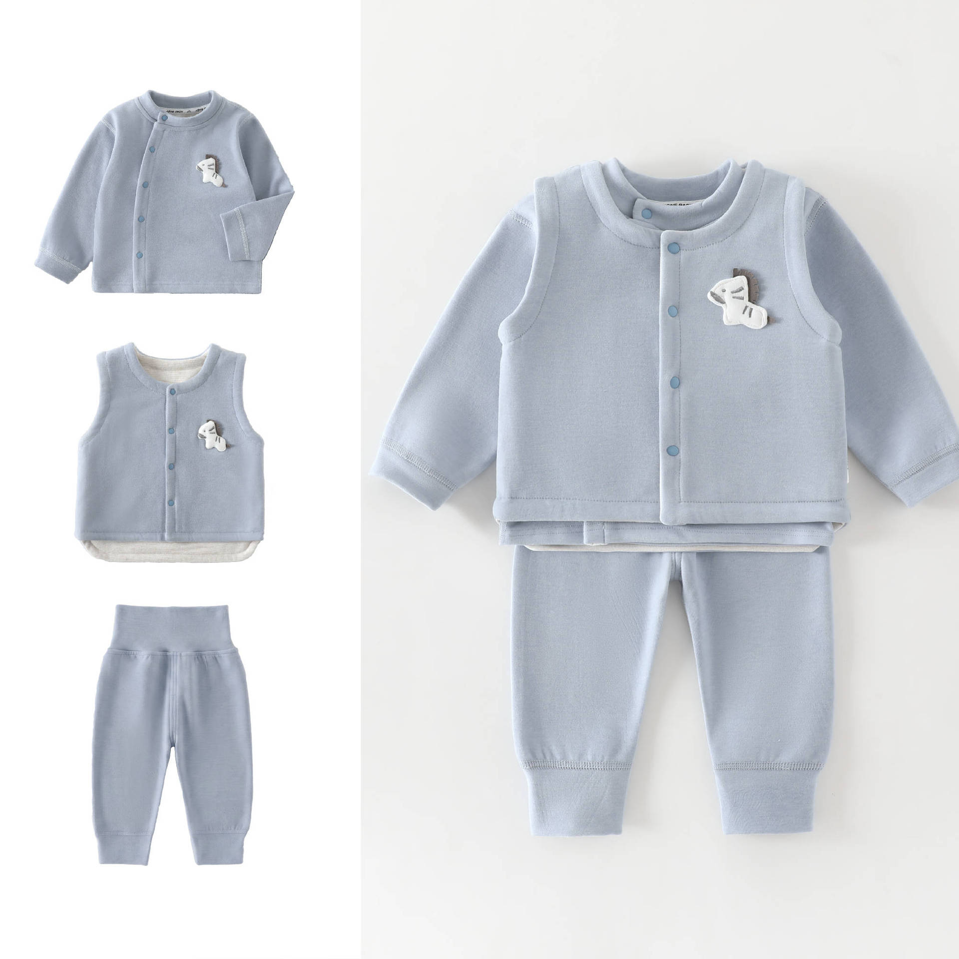 Conjunto de 3 piezas para bebé - Baby Clothing High Quality reseña y precio