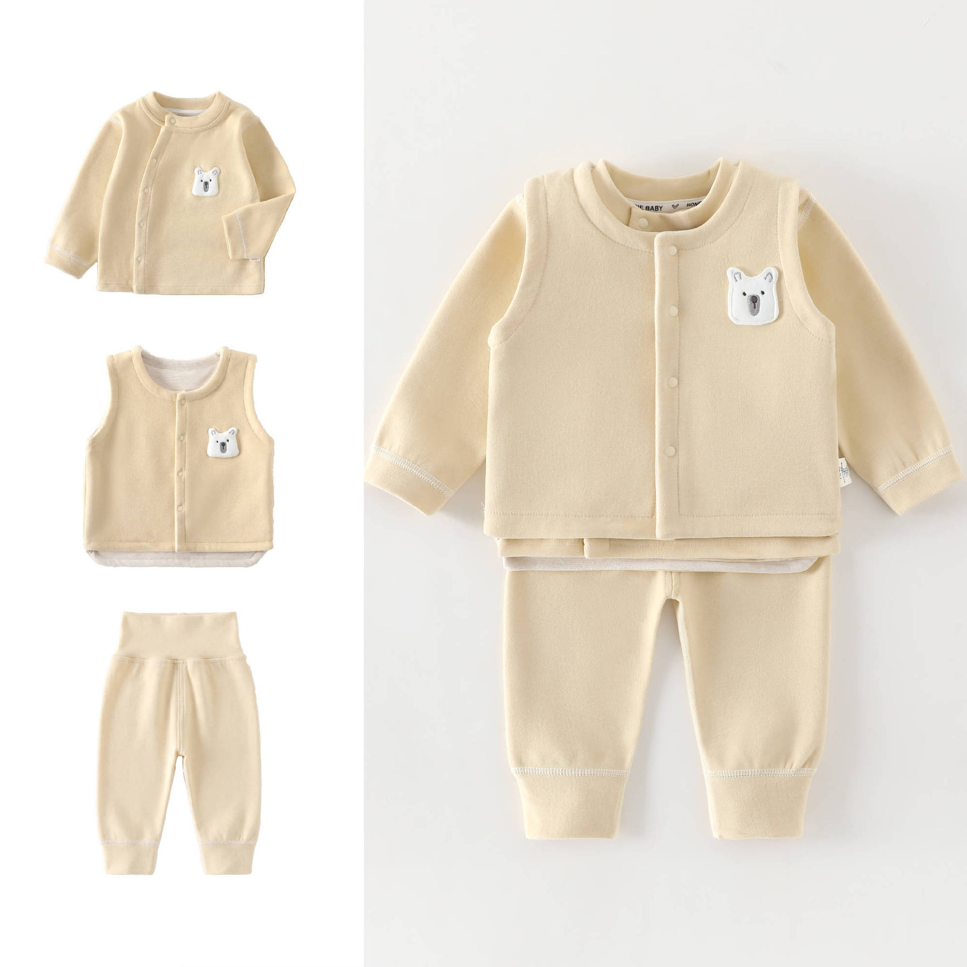 Conjunto de 3 piezas para bebé - Baby Clothing High Quality reseña y precio