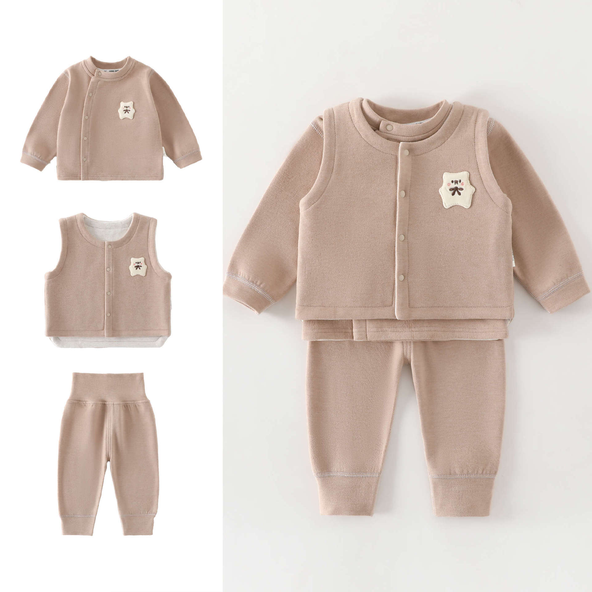 Conjunto de 3 piezas para bebé - Baby Clothing High Quality reseña y precio